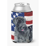 Caroline'S Treasures Giant Schnauzer Patriotic Decorative Can Hugger, Multicolor