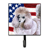 Caroline'S Treasures Poodle Patriotic Wall Hook, Small, Multicolor