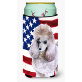 Caroline'S Treasures Poodle Patriotic Decorative Can Hugger, Tall Boy, Multicolor