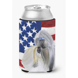 Caroline'S Treasures Shih Tzu Patriotic Decorative Can Hugger, Multicolor