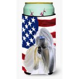Caroline'S Treasures Shih Tzu Patriotic Decorative Can Hugger, Tall Boy, Multicolor