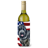 Caroline'S Treasures Black Russian Terrier Patriotic Decorative Bottle Hugger, 750Ml, Multicolor