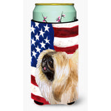 Caroline'S Treasures Pekingese Patriotic Decorative Can Hugger, Tall Boy, Multicolor
