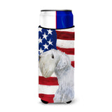 Caroline'S Treasures Sealyham Terrier Patriotic Decorative Can Hugger, Slim, Multicolor