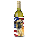 Caroline'S Treasures Brussels Griffon Patriotic Decorative Bottle Hugger, 750Ml, Multicolor