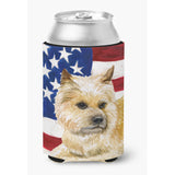 Caroline'S Treasures Cairn Terrier Patriotic Decorative Can Hugger, Multicolor