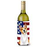 Caroline'S Treasures Basenji Patriotic Decorative Bottle Hugger, 750Ml, Multicolor
