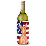 Caroline'S Treasures Pharaoh Hound Patriotic Decorative Bottle Hugger, 750Ml, Multicolor