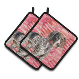 Caroline'S Treasures German Shorthaired Pointer Decorated Pot Holder, 7.5H X 7.5W, Love Is A Dog
