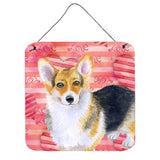 Caroline'S Treasures Pembroke Corgi Metal Print, 6H X 6W, Love Is A Dog