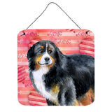 Caroline'S Treasures Bernese Mountain Metal Print, 6H X 6W, Love Is A Dog
