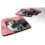 Caroline'S Treasures Bernese Mountain Dog Love Decorative Coasters, Multicolor