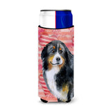 Caroline'S Treasures Bernese Mountain Dog Love Decorative Can Hugger, Slim, Multicolor