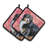 Caroline'S Treasures Bernese Mountain Decorated Pot Holder, 7.5H X 7.5W, Love Is A Dog