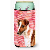 Caroline'S Treasures Smooth Fox Terrier Love Decorative Can Hugger, Tall Boy, Multicolor