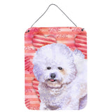 Caroline'S Treasures Bichon Frise Love Metal Print, 16 X 12, Multicolor