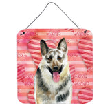 Caroline'S Treasures East-European Shepherd Metal Print, 6H X 6W, Love Is A Dog