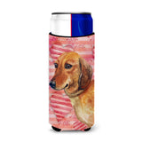 Caroline'S Treasures Dachshund Love Decorative Can Hugger, Slim, Multicolor