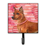 Caroline'S Treasures Miniature Pinscher Love Wall Hook, Small, Multicolor