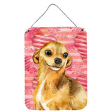 Caroline'S Treasures Chihuahua Love Metal Print, 16 X 12, Multicolor