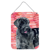 Caroline'S Treasures Giant Schnauzer Love Metal Print, 16 X 12, Multicolor