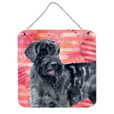 Caroline'S Treasures Giant Schnauzer Metal Print, 6H X 6W, Love Is A Dog