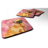 Caroline'S Treasures Small Brabant Griffon Love Decorative Coasters, Multicolor