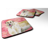 Caroline'S Treasures Irish Wolfhound Love Decorative Coasters, Multicolor