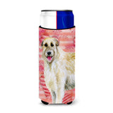 Caroline'S Treasures Irish Wolfhound Love Decorative Can Hugger, Slim, Multicolor