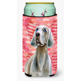 Caroline'S Treasures Weimaraner Love Decorative Can Hugger, Tall Boy, Multicolor