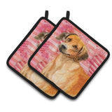 Caroline'S Treasures Rhodesian Ridgeback Decorated Pot Holder, 7.5H X 7.5W, Love Is A Dog