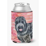 Caroline'S Treasures Black Russian Terrier Love Decorative Can Hugger, Multicolor