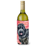 Caroline'S Treasures Black Russian Terrier Love Decorative Bottle Hugger, 750Ml, Multicolor