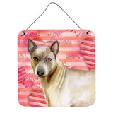 Caroline'S Treasures Thai Ridgeback Metal Print, 6H X 6W, Love Is A Dog