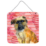 Caroline'S Treasures Brussels Griffon Metal Print, 6H X 6W, Love Is A Dog