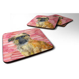 Caroline'S Treasures Brussels Griffon Love Decorative Coasters, Multicolor