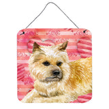 Caroline'S Treasures Cairn Terrier Metal Print, 6H X 6W, Love Is A Dog