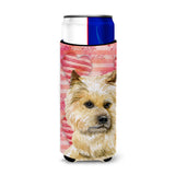 Caroline'S Treasures Cairn Terrier Love Decorative Can Hugger, Slim, Multicolor