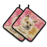 Caroline'S Treasures Cairn Terrier Decorated Pot Holder, 7.5H X 7.5W, Love Is A Dog