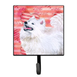 Caroline'S Treasures Samoyed Love Wall Hook, Small, Multicolor