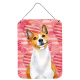 Caroline'S Treasures Basenji Love Metal Print, 16 X 12, Multicolor