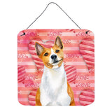 Caroline'S Treasures Basenji Metal Print, 6H X 6W, Love Is A Dog