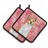 Caroline'S Treasures Basenji Decorated Pot Holder, 7.5H X 7.5W, Love Is A Dog