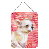 Caroline'S Treasures Chihuahua Leg Up Love Metal Print, 16 X 12, Multicolor
