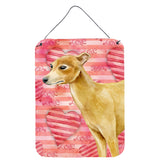 Caroline'S Treasures Italian Greyhound Love Metal Print, 16 X 12, Multicolor