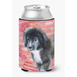 Caroline'S Treasures Newfoundland Puppy Love Decorative Can Hugger, Multicolor