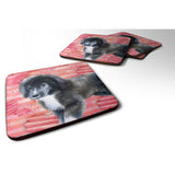 Caroline'S Treasures Newfoundland Puppy Love Decorative Coasters, Multicolor