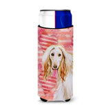 Caroline'S Treasures Afghan Hound Love Decorative Can Hugger, Slim, Multicolor