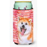 Caroline'S Treasures Akita Love Decorative Can Hugger, Tall Boy, Multicolor