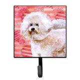 Caroline'S Treasures Bichon Frise #2 Love Wall Hook, Small, Multicolor